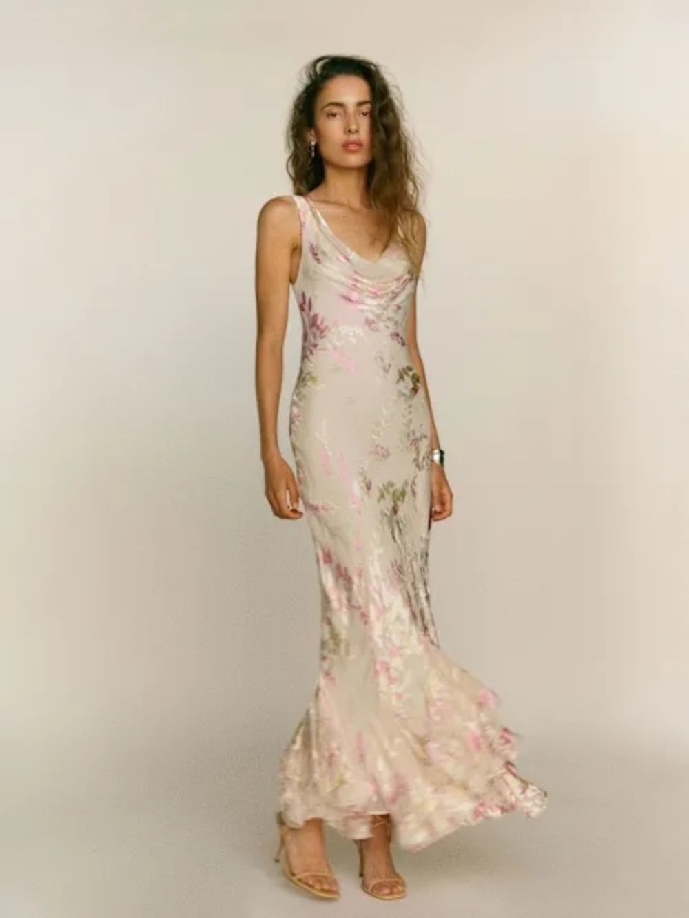 Reformation Evanthe Dress Ivory - Size 4